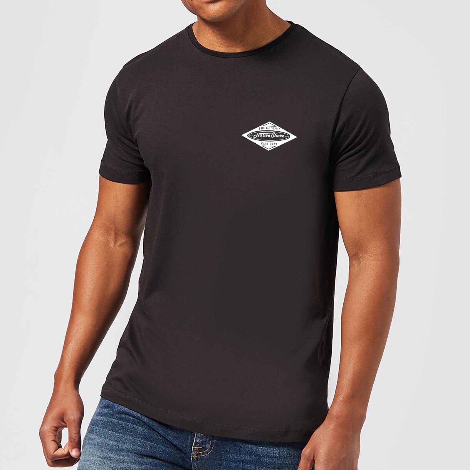 Native Shore Men's Core Board T-Shirt - Black - 5XL - Black