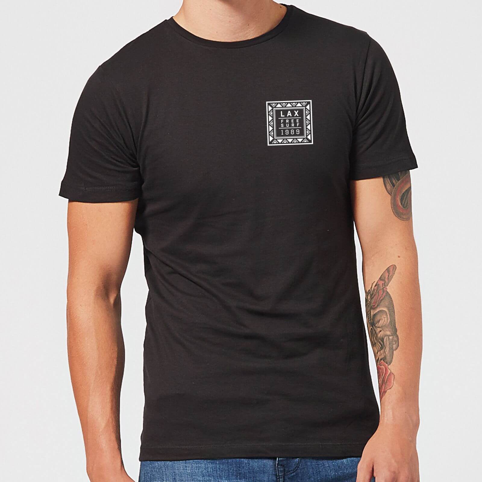 Native Shore Men's Lax Free Surf T-Shirt - Black - 5XL - Black