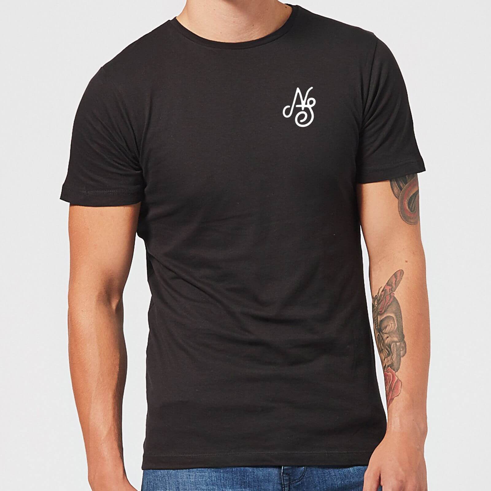 Native Shore Men's Essential Script T-Shirt - Black - 5XL